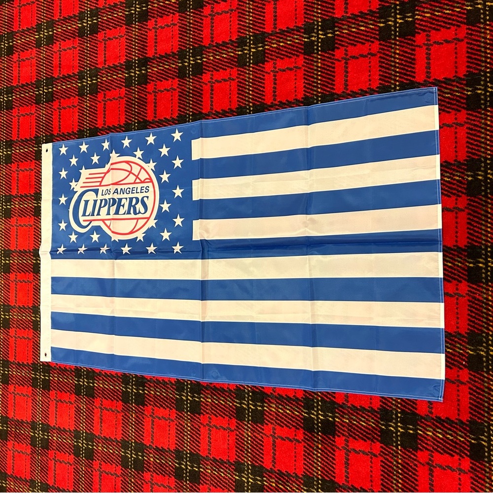 Brand new Los Angeles Clippers banner flag